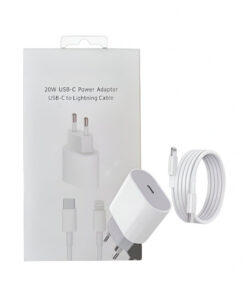 Combo Cargador 20w + Cable Usb Lightning 1 Metro